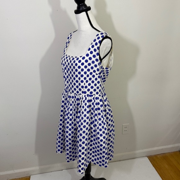 dELiA*s Blue and White Sleeveless A-Line Sundress - Picture 5 of 10
